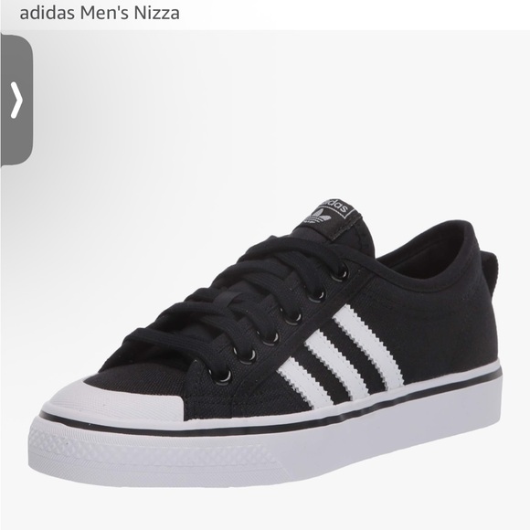 NIB Adidas Men's Nizza Black and White Sneakers